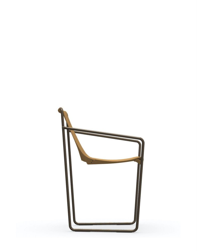 Кресло Apelle (бронза/желтый)