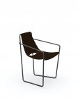 Кресло Apelle (черный/коричневый)