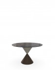 Стол Clessidra (черная керамика/серый/коричневый) 120см